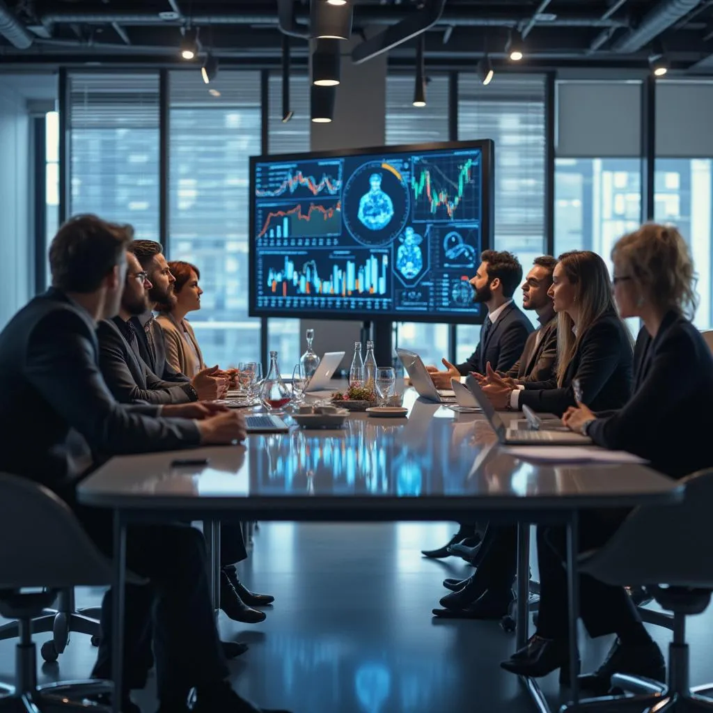 L'équipe FinTech AI en réunion